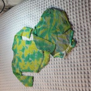 Tie dyed set, Burt's Bees Baby, size 18 month, long sleeve